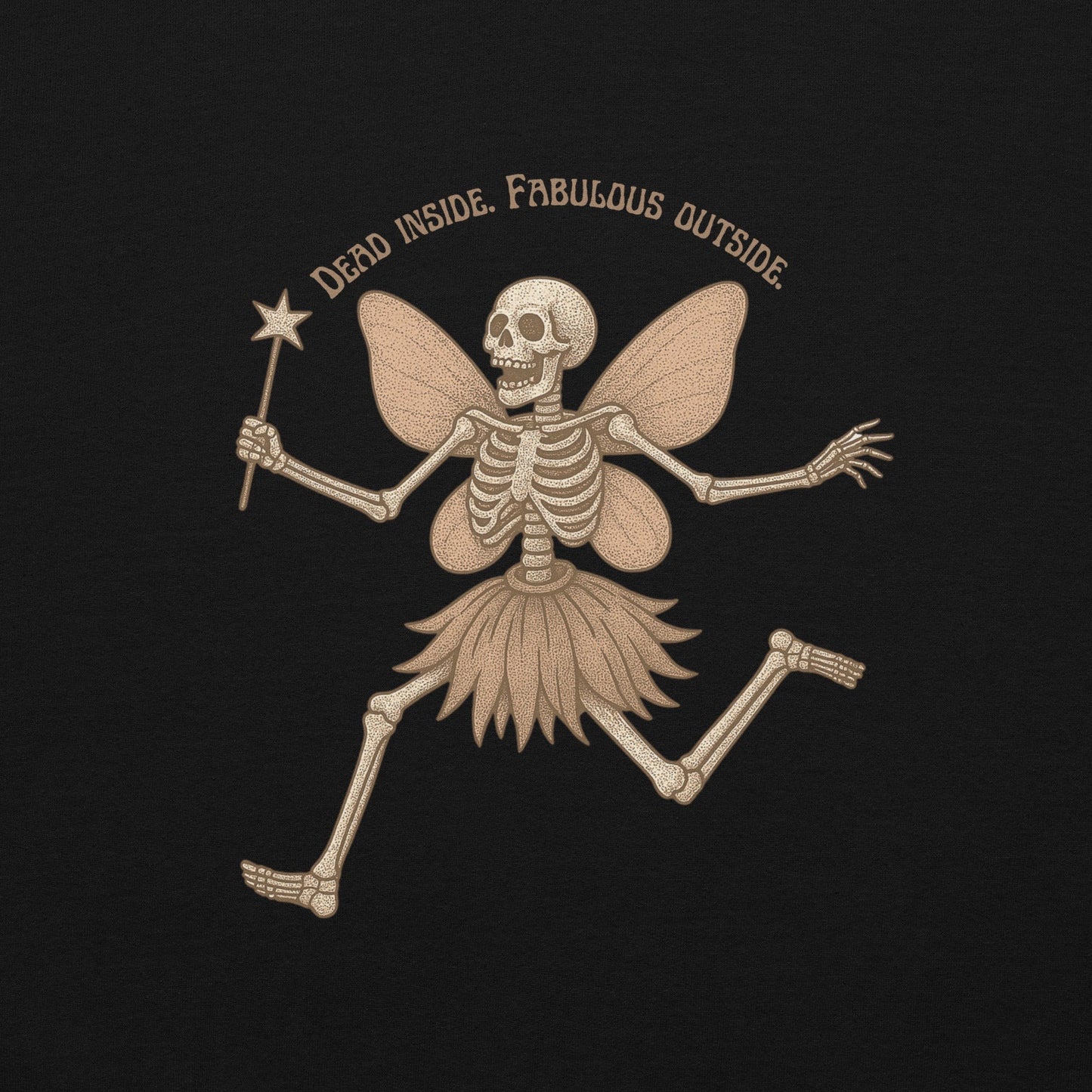 Mug brillant noir - Dead Inside, Fabulous Outside!