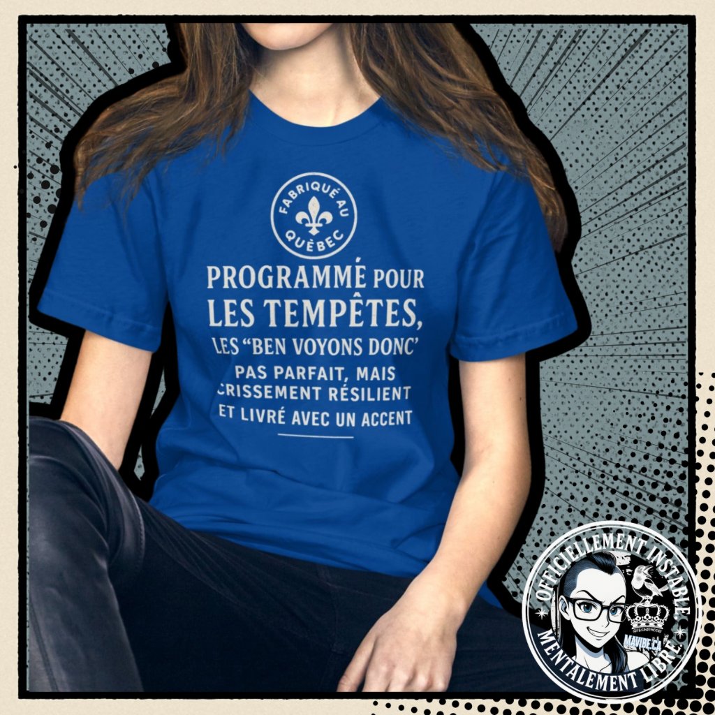 JE SUIS. POINT. Parce que t’as pas à te justifier, t’as juste à être.